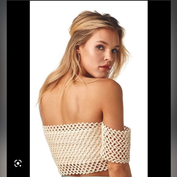 Montce natural French texture top can be worn as a bathing suit - Picture 3 of 8